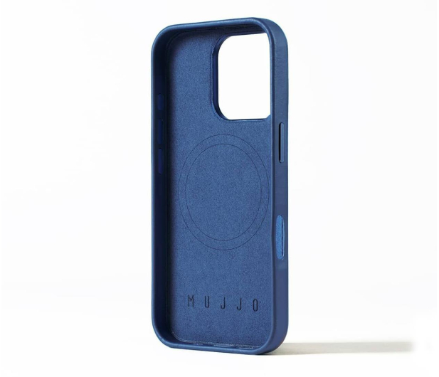 MUJJO Leather Case iPhone 16 Pro MagSafe blue MUJJOCL051BL - 1296448 - zdjęcie 3